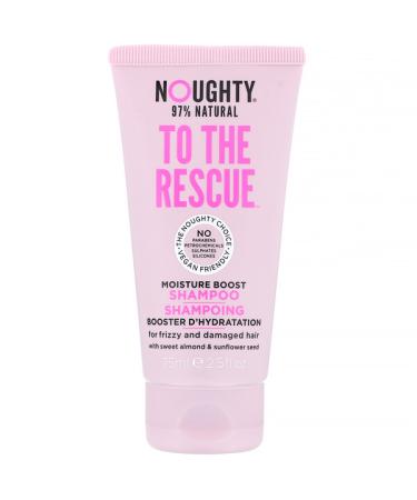 Noughty To The Rescue Moisture Boost Shampoo For Frizzy and Damaged Hair 2.5 fl oz (75 ml)