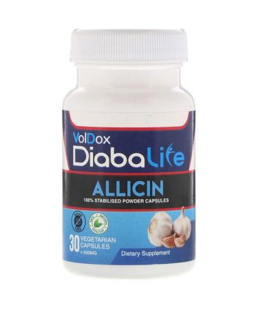 Allimax Diabalife Allicin 500 mg 30 Vegetarian Capsules
