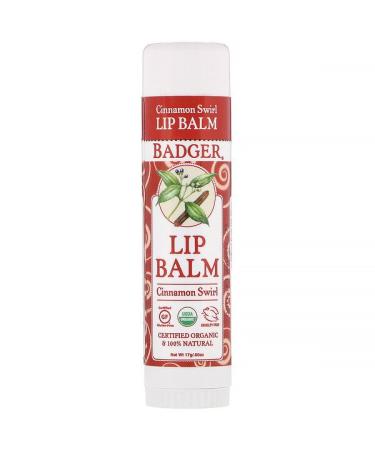 Badger Company Lip Balm Cinnamon Swirl .60 oz (17 g)