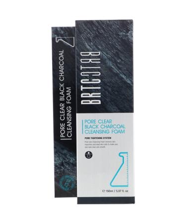 BRTC Pore Clear Black Charcoal Cleansing Foam 5.07 fl oz (150 ml)