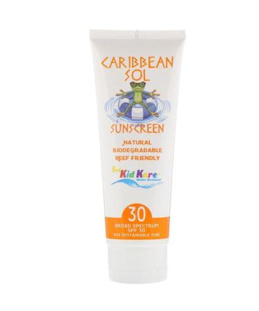 Caribbean Solutions Sol Kid Kare Sunscreen SPF 30 4 oz