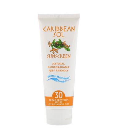 Caribbean Solutions Sunscreen SPF 30 4 oz