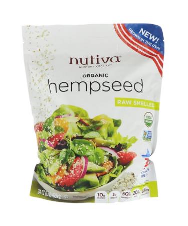 Nutiva Organic Hempseed Raw Shelled 1.5 lbs (680 g)