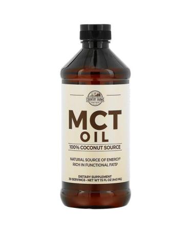 Country Farms MCT Oil 100% Coconut Source 15 fl oz (443 ml)