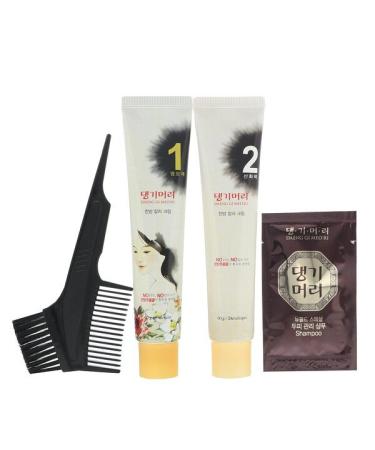 Doori Cosmetics Daeng Gi Meo Ri Medicinal Herb Hair Color Medium Brown 1 Kit