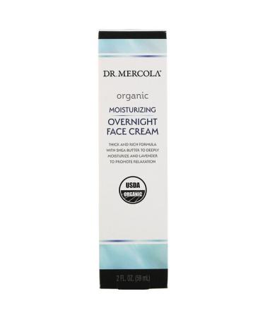 Dr. Mercola Organic Moisturizing Overnight Face Cream 2 fl oz (59 ml)