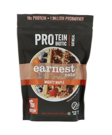 Earnest Eats Protein Probiotic Oatmeal Mighty Maple 8 oz (227 g)