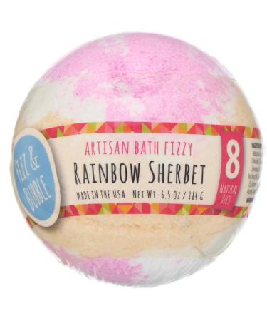 Fizz & Bubble Artisan Bath Fizzy Rainbow Sherbet 6.5 oz (184 g)