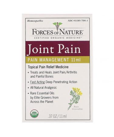 Forces of Nature Joint Pain Pain Management 0.37 oz (11 ml)