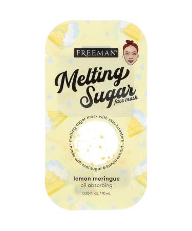Freeman Beauty Melting Sugar Face Mask Oil Absorbing Lemon Meringue 0.33 fl oz (10 ml)