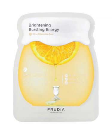 Frudia Brightening Bursting Energy Citrus Brightening Beauty Mask 5 Sheets 0.91 oz (27 ml) Each