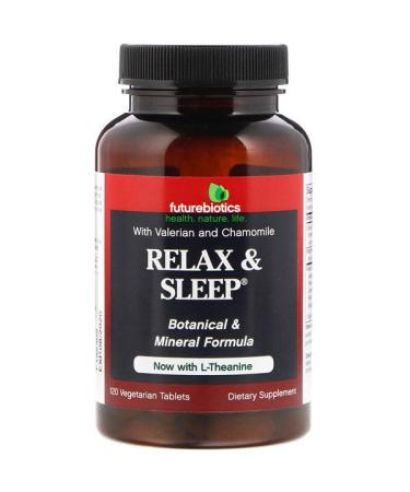 FutureBiotics Relax & Sleep 120 Vegetarian Tablets