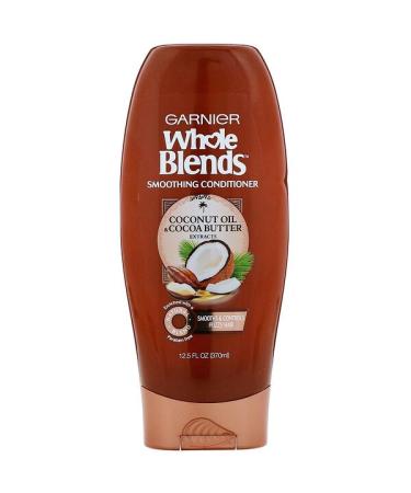 Garnier Whole Blends Coconut Oil & Cocoa Butter Smoothing Conditioner 12.5 fl oz (370 ml)