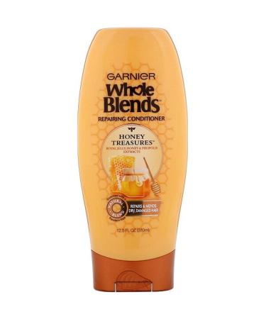 Garnier Whole Blends Honey Treasures Repairing Conditioner 12.5 fl oz (370 ml)