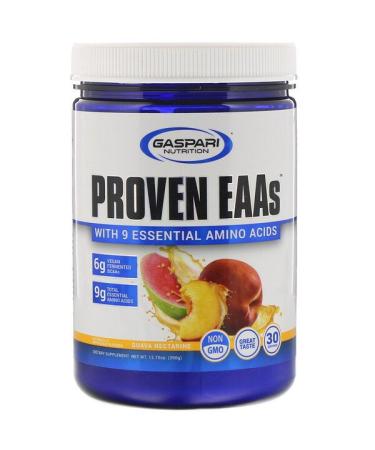 Gaspari Nutrition Proven EAAs with 9 Essential Amino Acids Guava Nectarine 13.75 oz (390 g)