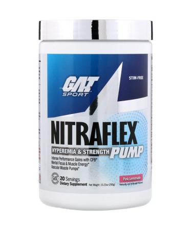 GAT Nitraflex Pump Pink Lemonade 10.23 oz (290 g)