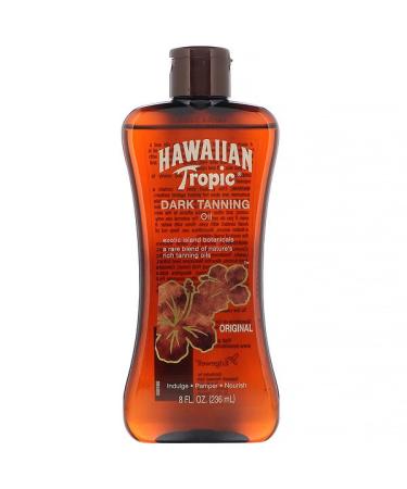Hawaiian Tropic Dark Tanning Oil Original 8 fl oz (236 ml)