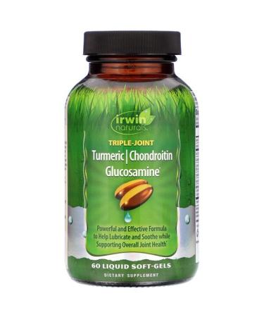 Irwin Naturals Triple-Joint Turmeric / Chondroitin Glucosamine 60 Liquid Soft-Gels