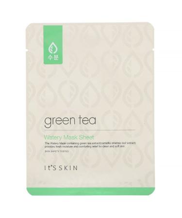 It's Skin Green Tea Watery Beauty Mask Sheet 1 Sheet 17 g