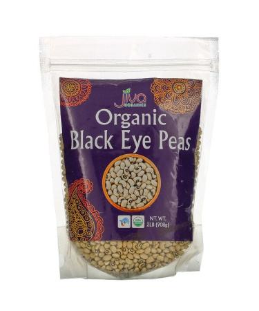 Jiva Organics Organic Black Eye Peas 2 lb (908 g)