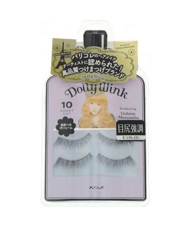 Koji Dolly Wink False Eyelashes #10 Sweet Cat 2 Pairs