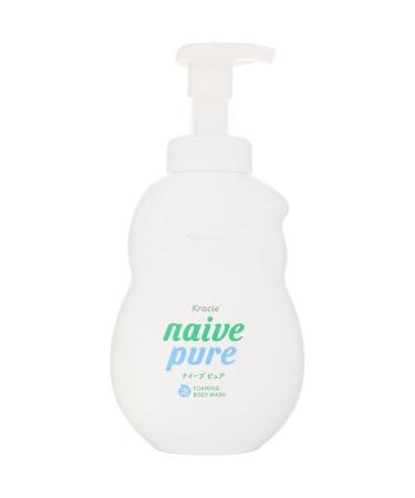 Kracie Naive Foaming Body Wash Pure 18.6 fl oz (550 ml)
