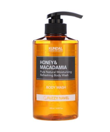 Kundal Honey & Macadamia Body Wash Fuzzy Navel 16.90 fl oz (500 ml)