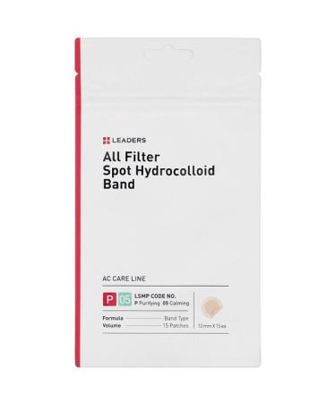 Leaders All Filter Spot Hydrocolloid Band 15 Patches