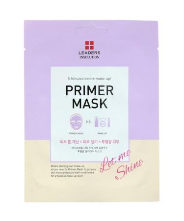 Leaders Primer Beauty Mask Let Me Shine 1 Sheet 0.84 fl oz (25 ml)