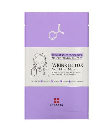 Leaders Wrinkle Tox Skin Clinic Beauty Mask 1 Sheet 25 ml