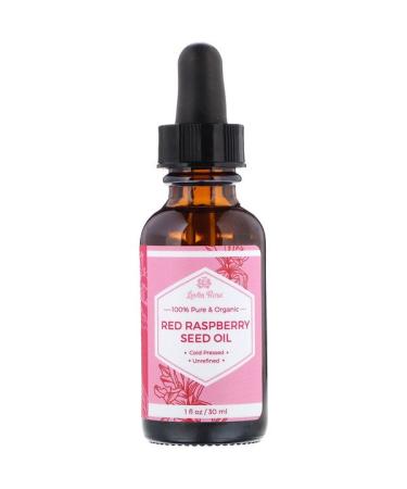 Leven Rose 100% Pure & Organic Red Raspberry Seed Oil 1 fl oz (30 ml)