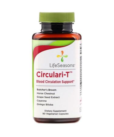 LifeSeasons Circulari-T Blood Circulation Support 90 Vegetarian Capsules