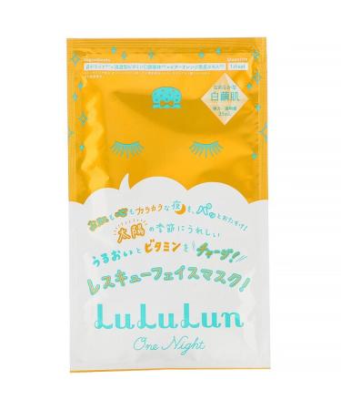 Lululun One Night Rescue Vitamin Beauty Mask 1 Sheet 1.2 fl oz (35 ml)