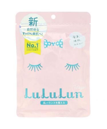 Lululun Restore Skin Balance Beauty Face Mask 7 Sheets 3.65 fl oz (108 ml)