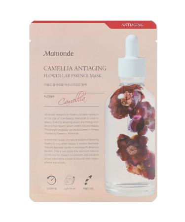 Mamonde Camellia Anti-Aging Flower Lab Essence Beauty Mask 1 Sheet 25 ml