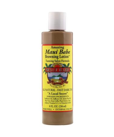 Maui Babe Amazing Browning Lotion Tanning Salon Formula 8 fl oz (236 ml)