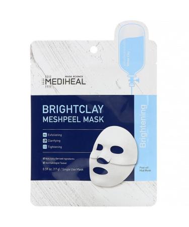 Mediheal Brightclay Meshpeel Beauty Mask 1 Sheet 0.59 oz. (17 g)