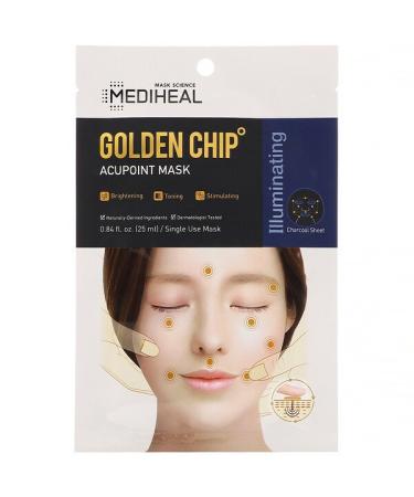 Mediheal Golden Chip Acupoint Beauty Mask 1 Sheet 0.84 fl oz (25 ml)