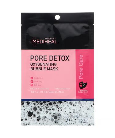 Mediheal Pore Detox Oxygenating Bubble Beauty Mask 1 Sheet 0.60 fl oz (18 ml)