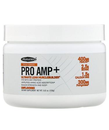 Muscletech Peak Series Pro Amp+ Unflavored 5.61 oz (159 g)