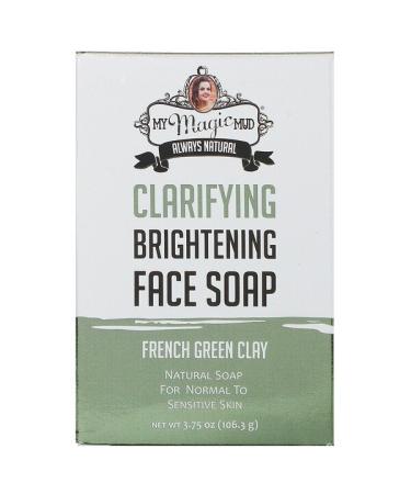 My Magic Mud Clarifying Brightening Face Soap French Green Clay 3.75 oz (106.3 g)