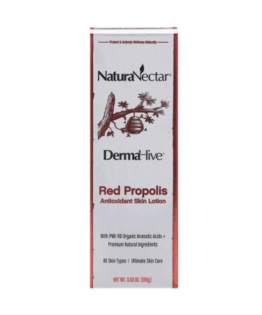 NaturaNectar DermaHive Red Propolis Antioxidant Skin Lotion 3.53 oz (100 g)