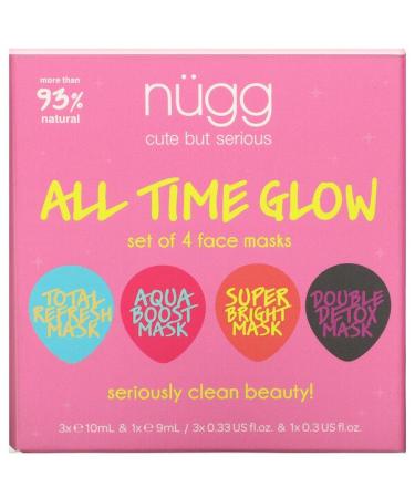 Nugg All Time Glow Face Mask Set 4 Masks