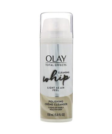 Olay Total Effects Cleansing Whip Polishing Creme Cleanser 5 fl oz (150 ml)