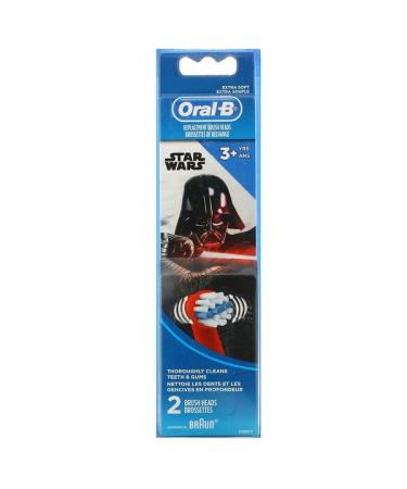 Oral-B Kids Star Wars Replacement Brush Heads Extra Soft 3+ Years 2 Brush Heads