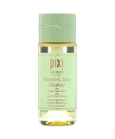 Pixi Beauty Skintreats Vitamin-C Juice Cleanser Brightening Cleanser 5.07 fl oz (150 ml)