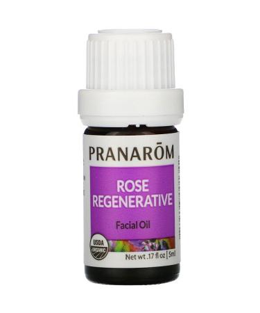 Pranarom Essential Oil Rose Regenerative Facial Oil .17 fl oz (5 ml)