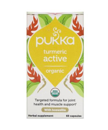 Pukka Herbs Organic Turmeric Active 60 Capsules