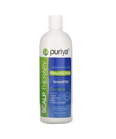 Puriya Scalp Therapy Shampoo For All Hair Types 16 fl oz (473 ml)