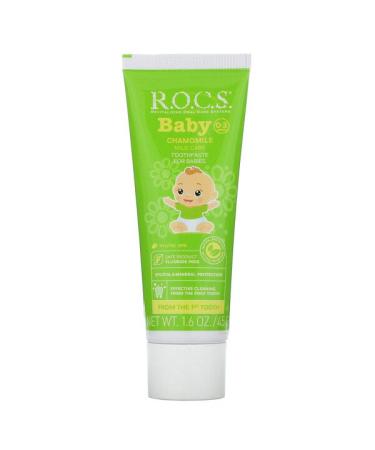 R.O.C.S. Baby Chamomile Toothpaste 0-3 Years 1.6 oz (45 g)